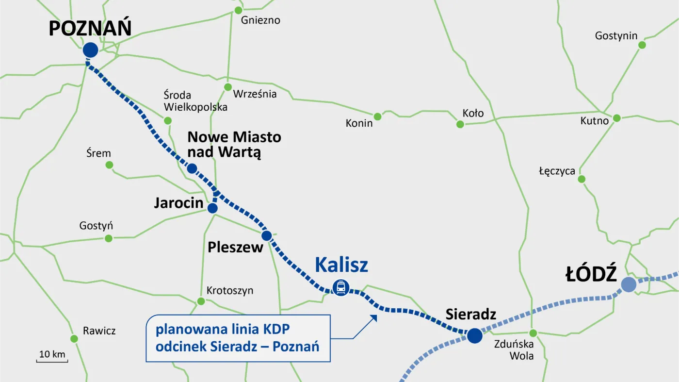 kalisz, kolej, modernizacja