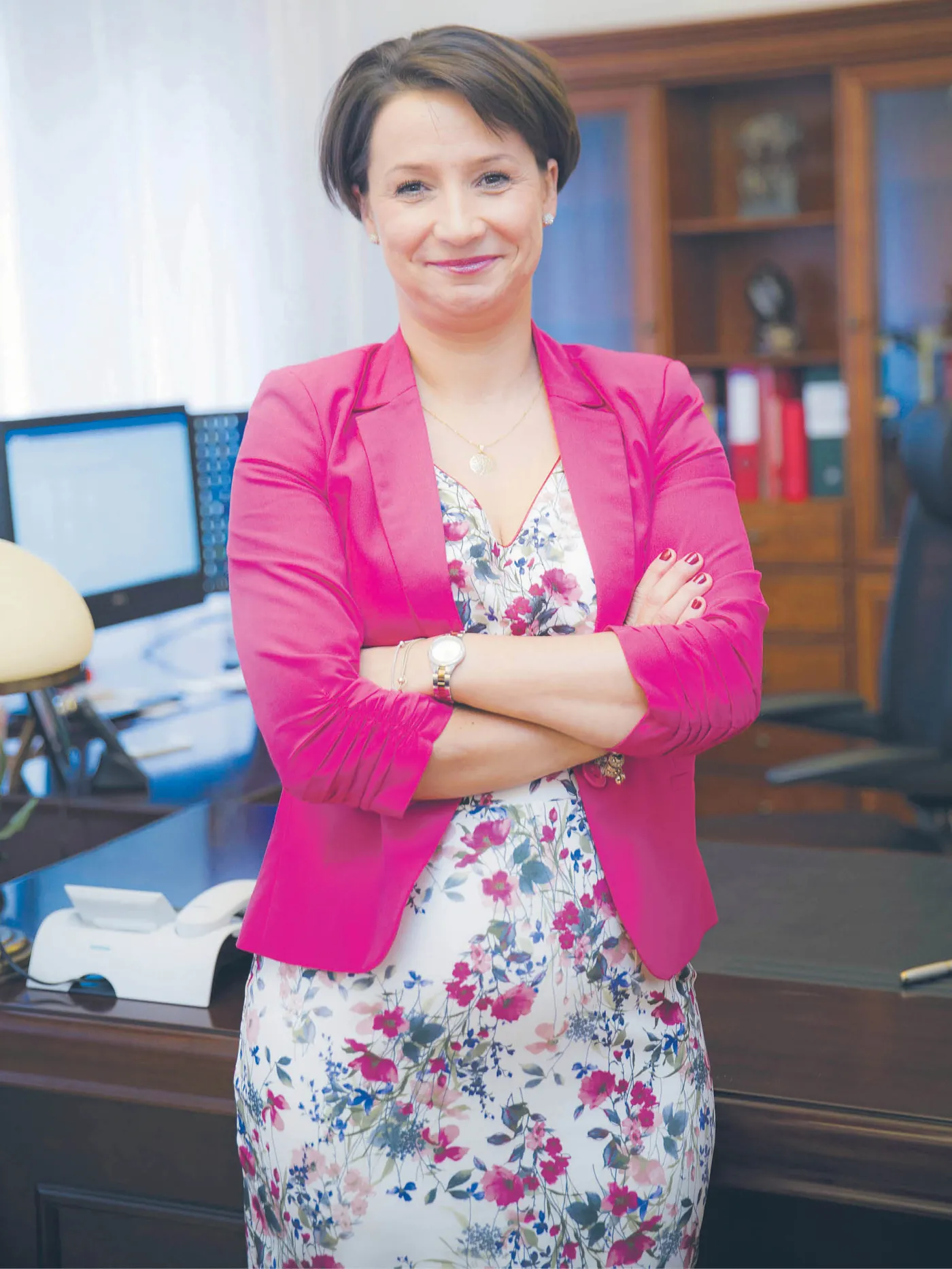 Prezes z otwartą głową