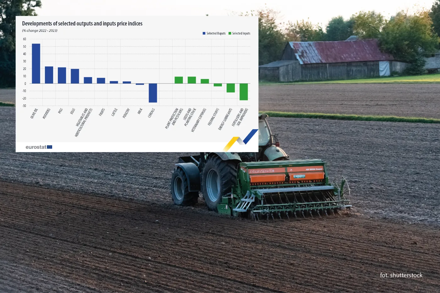 Ceny żywności w Unii Europejskiej. Za jakie produkty rolne Polacy zapłacili więcej w 2023 r.?