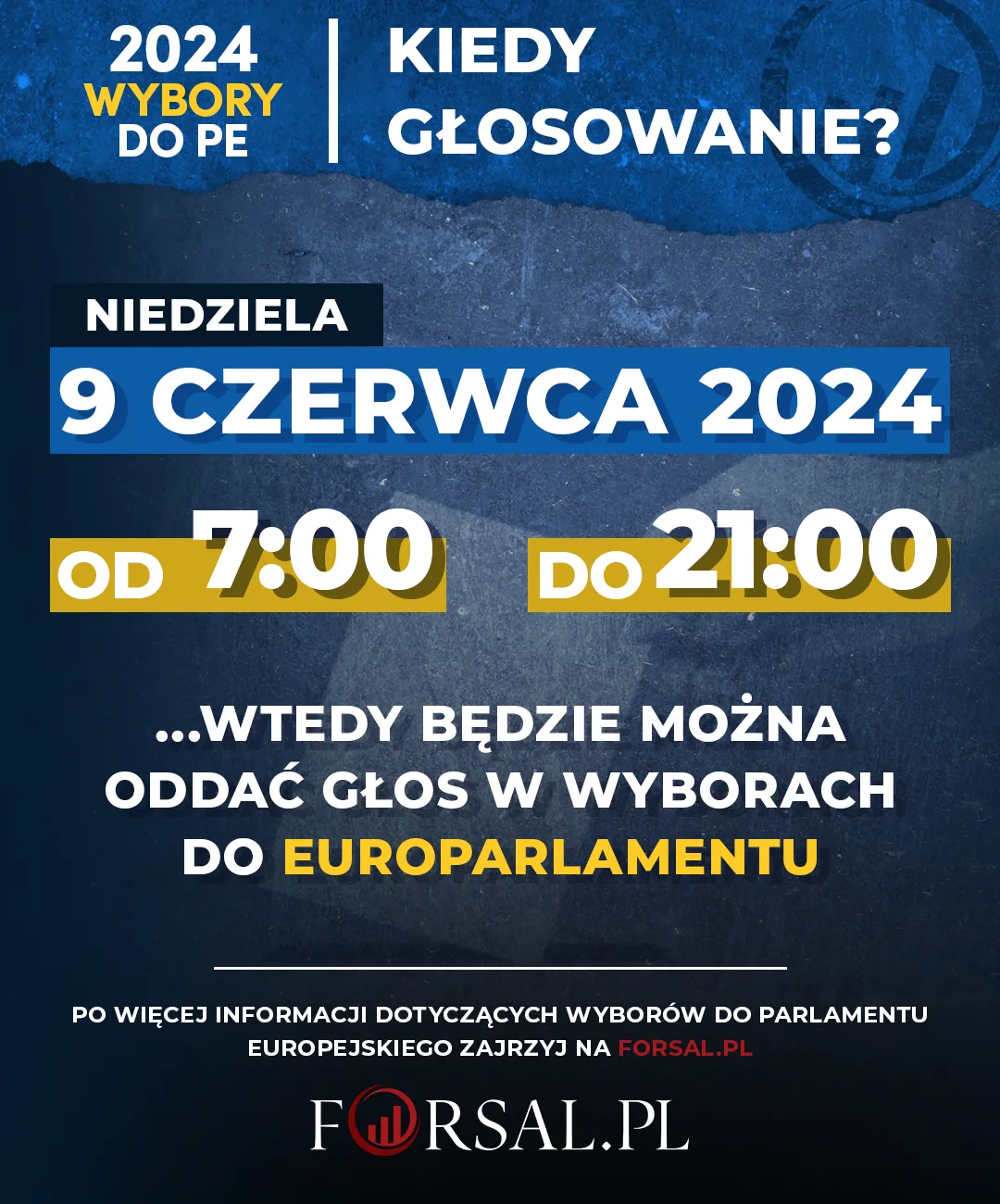Wybory do Parlamentu Europejskiego. Kiedy głosowanie?