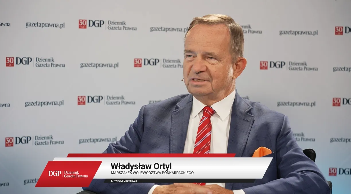 Rozmowa z Władysławem Ortyl podczas Krynica Forum 2024: Współpraca Małopolski i Podkarpacia może być przykładem dla całej Europy