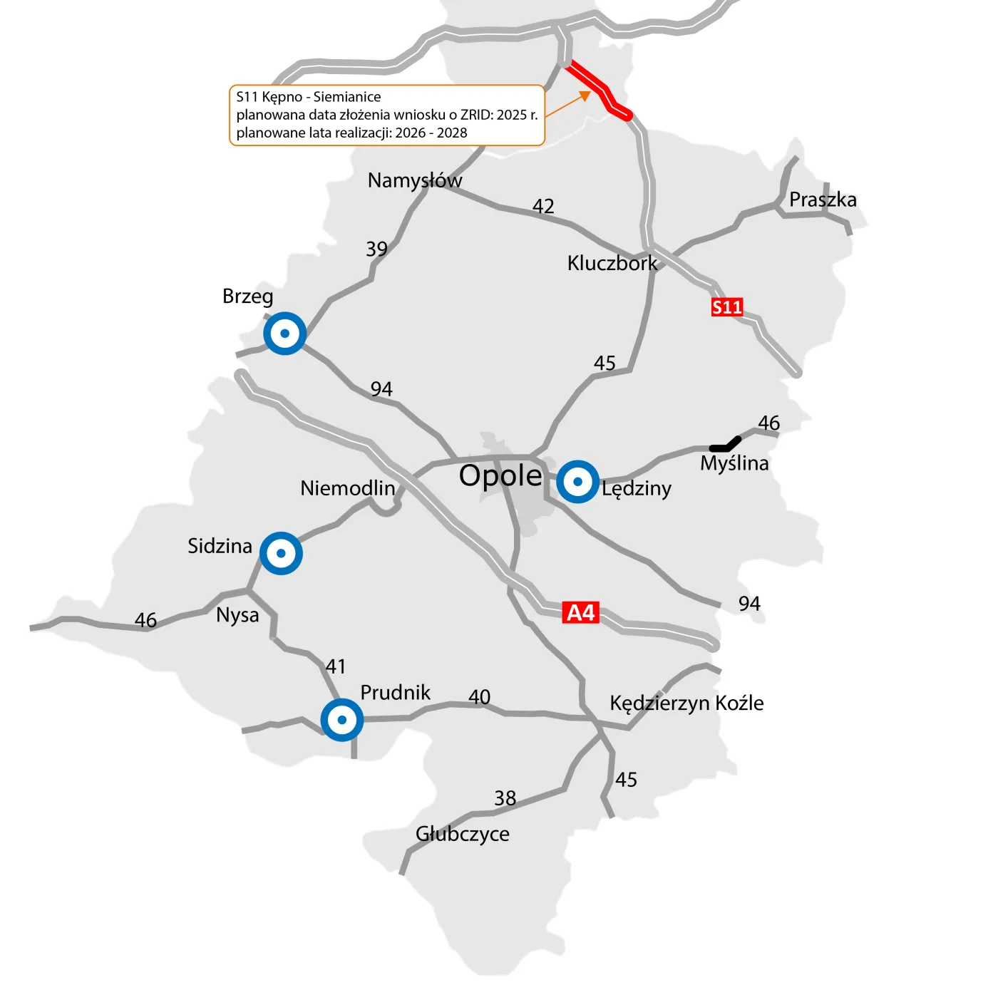 Umowa na odcinek S11 pomiędzy Kępnem i Siemianicami