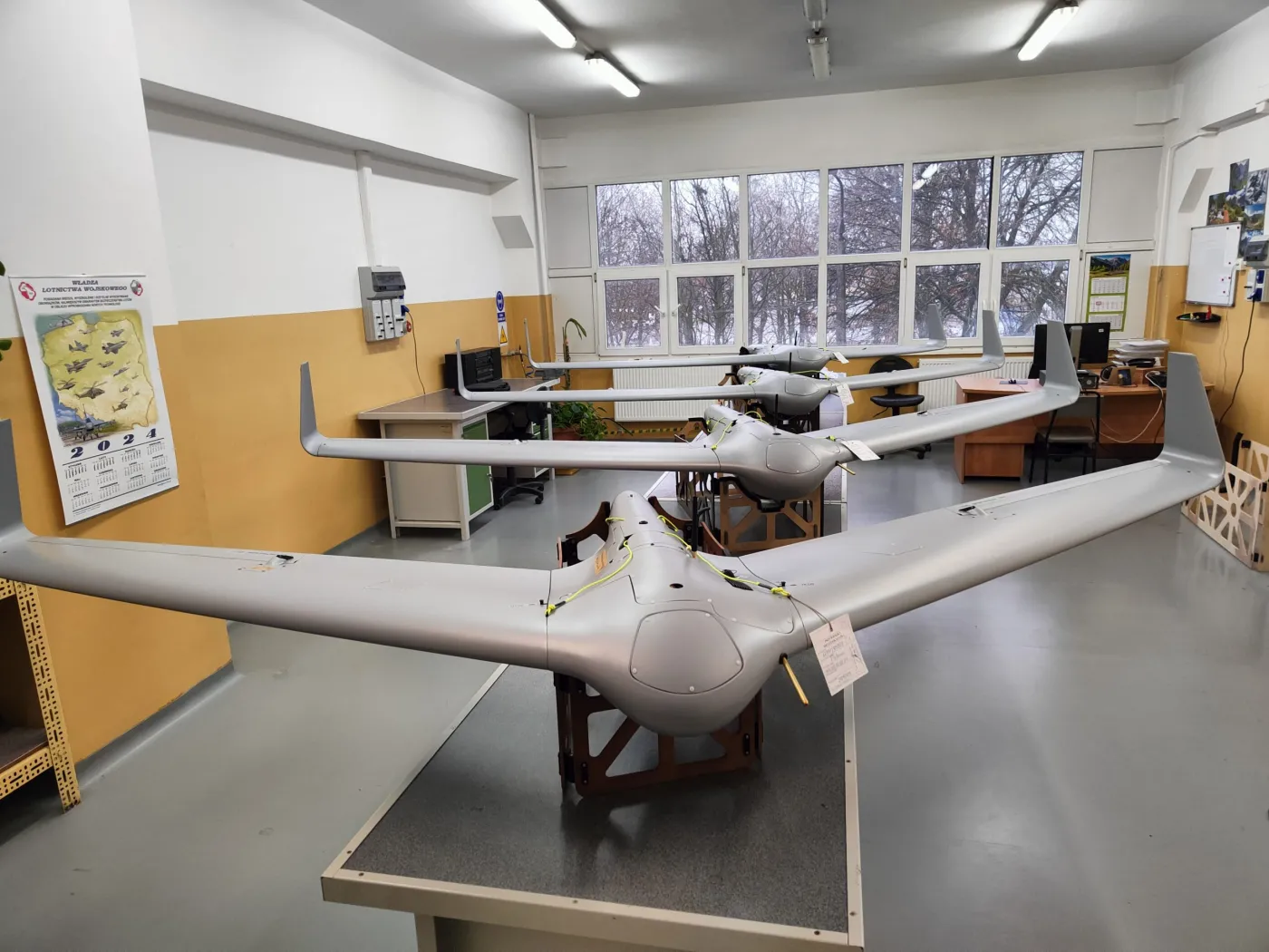 Zestaw BSP Wizjer w jednym z pomieszczeń WZL nr 2 S.A.