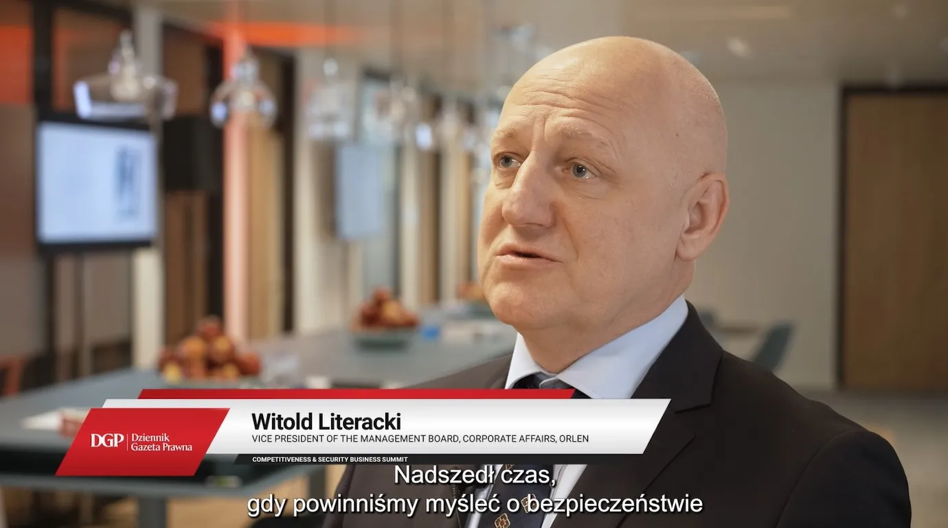 Witold Literacki, Orlen: Dostępność i cena energii rzutuje na bezpieczeństwo Europy