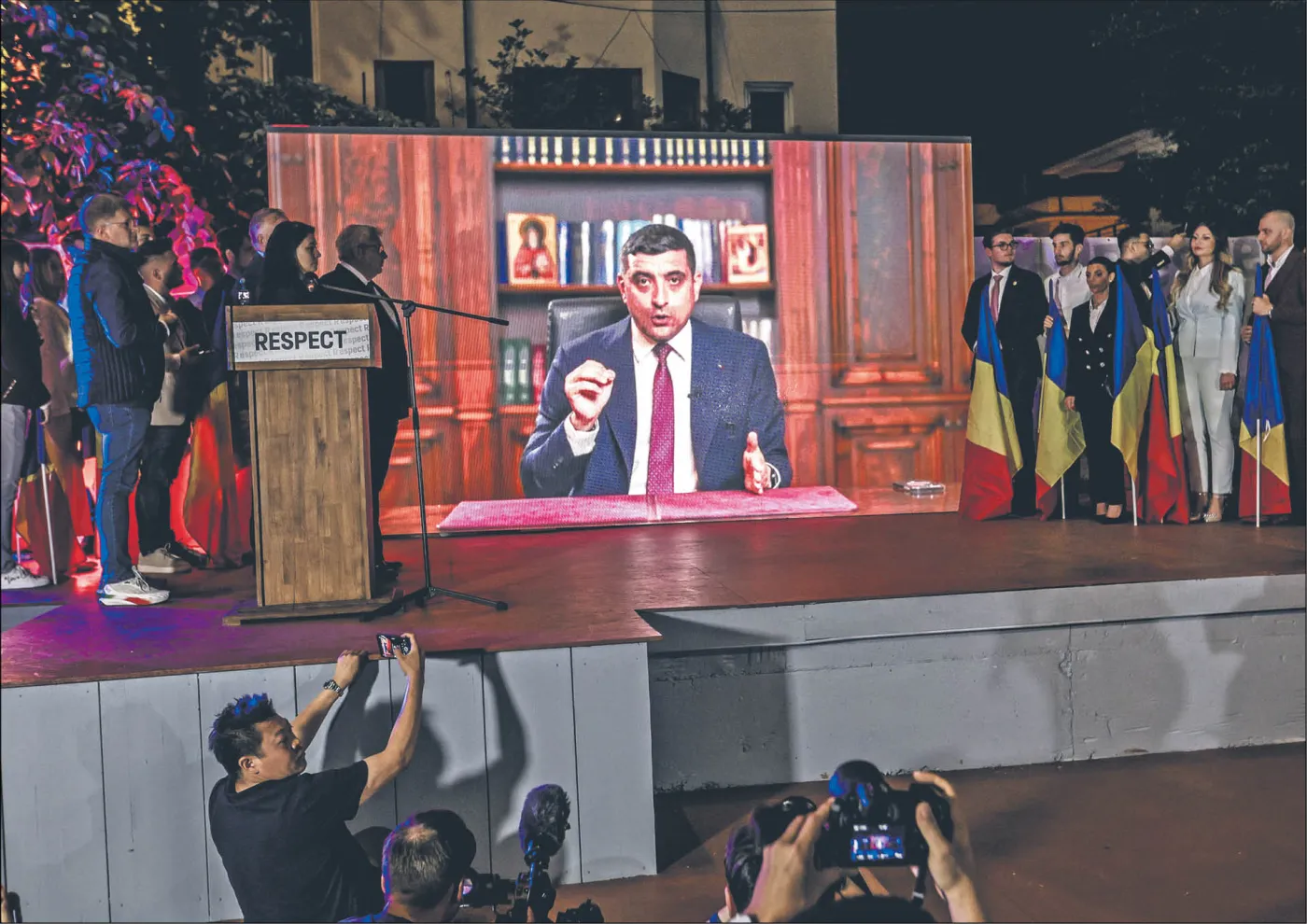 George Simion, lider Sojuszu na rzecz Jedności Rumunów