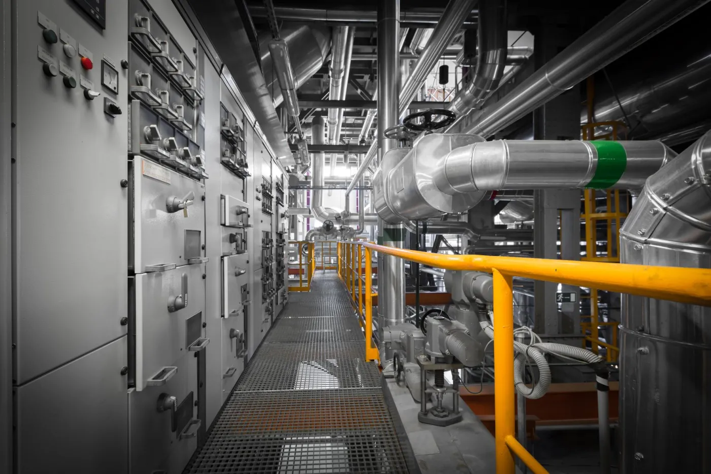 przemysł, fabryka, energia elektryczna, prąd, energetyka