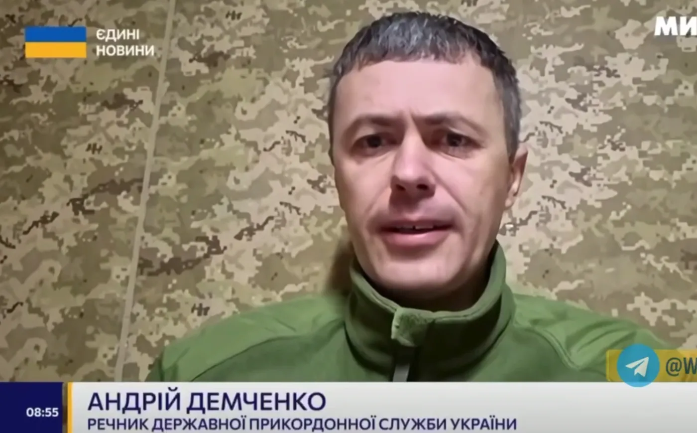 Rzecznik straży granicznej Ukrainy Andrij Demczenko