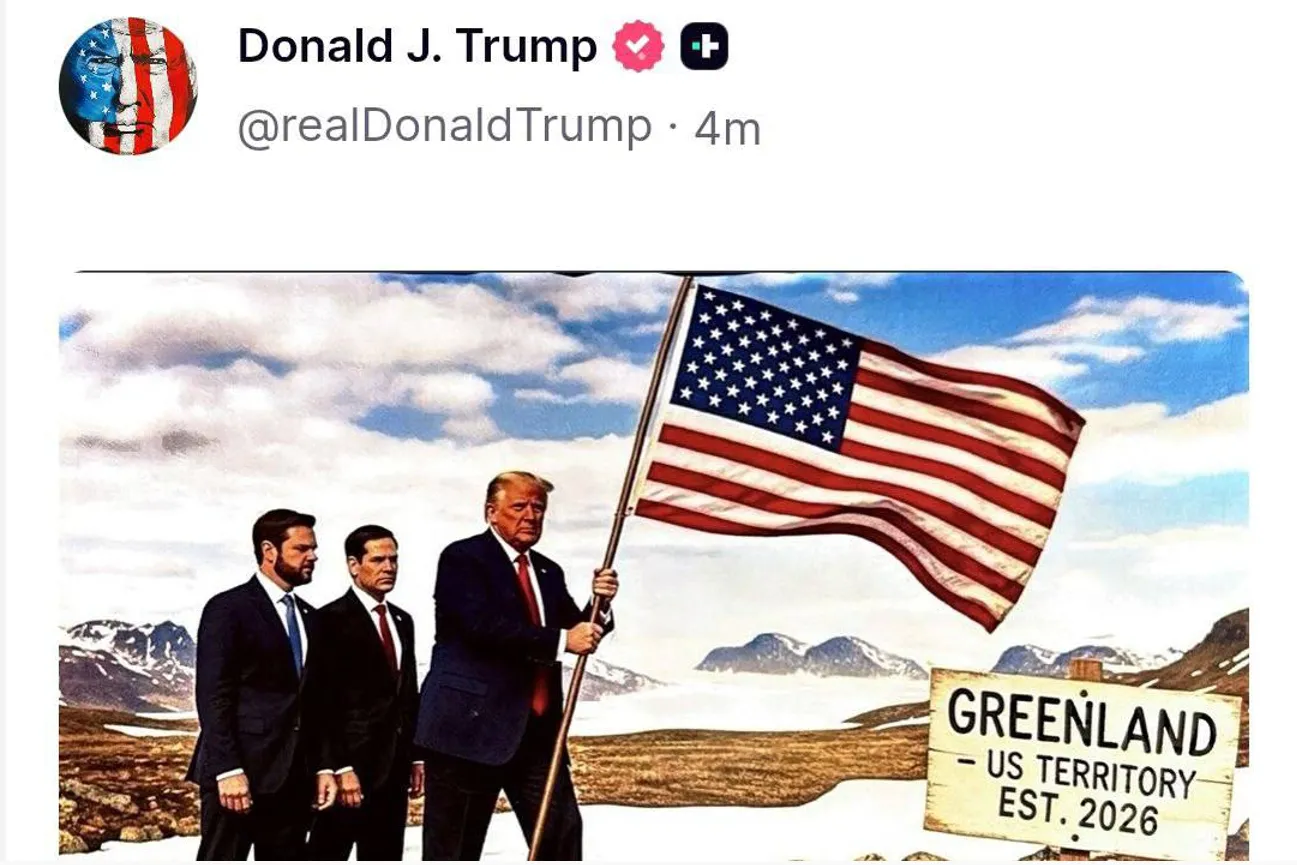 Grenlandia ważniejsza niż Ukraina? Trump publikuje datę przejęcia wyspy