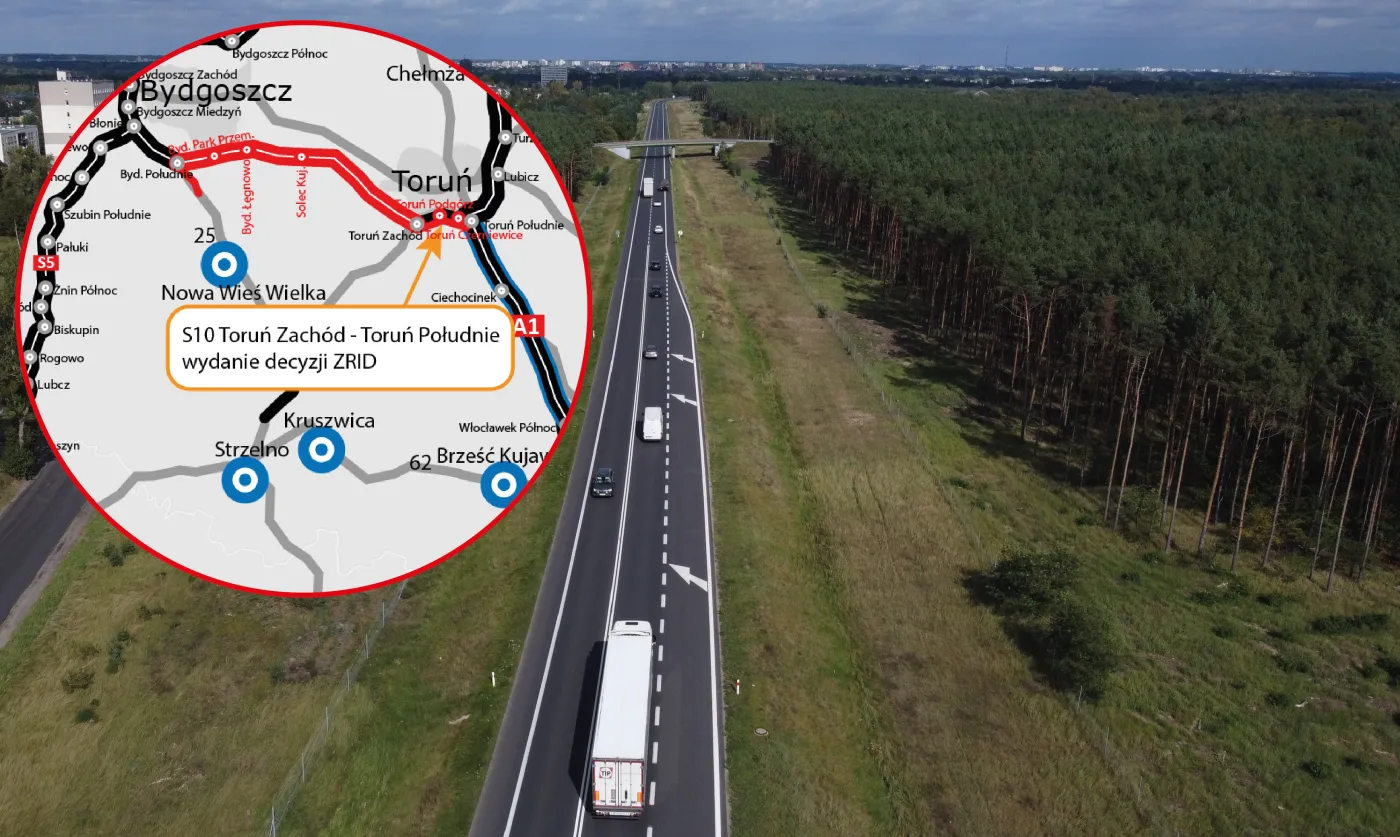 Mieszkańcy czekają na ten odcinek od lat. Tak będzie wyglądał toruński fragment S10 [WIZUALIZACJA]