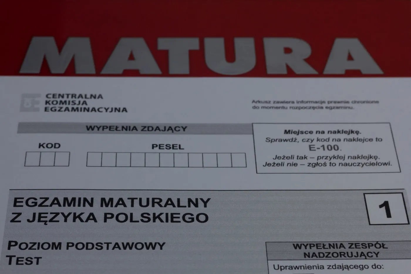 CKE Matura 2026 - klucz odpowiedzi z języka polskiego