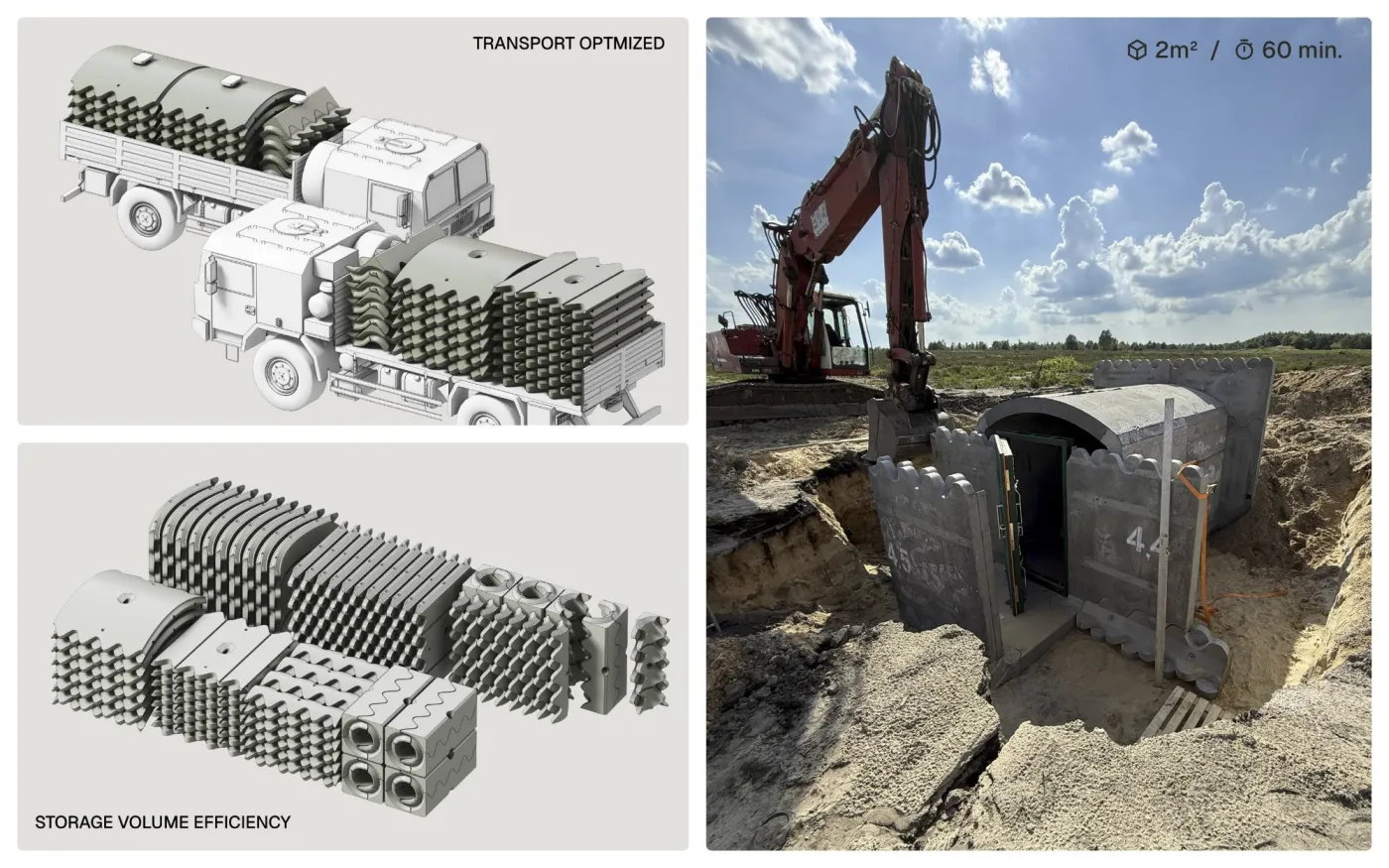 ARX Modular rozwija system modułowych schronów przeznaczonych zarówno dla ludności, jak i wojska