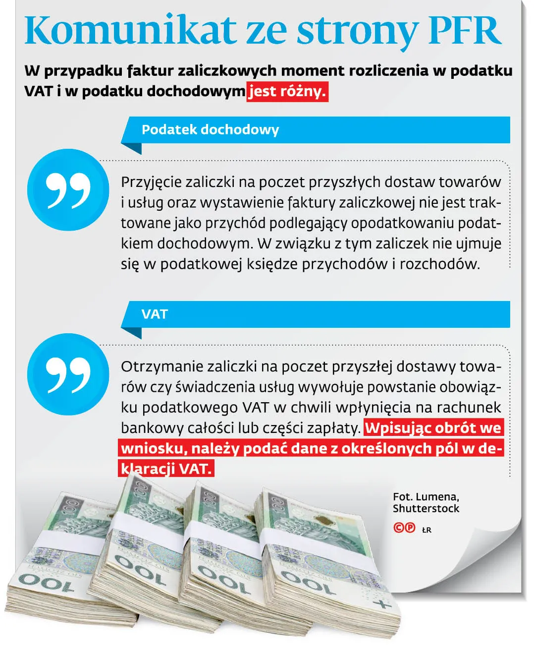 Tarcza finansowa PFR: we wniosku trzeba podać dane z deklaracji VAT