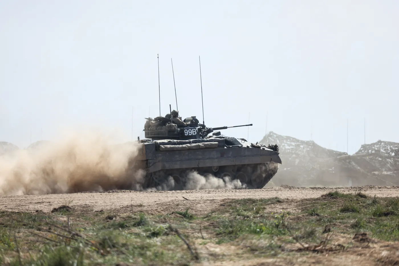 Bojowy wóz piechoty FV510 Warrior z 12. Armoured Brigade.