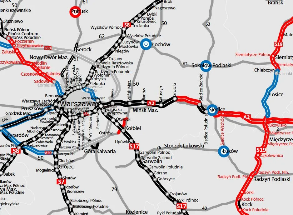 Autostradą z Warszawy do Siedlec. Otwarcie kolejnego odcinka A2 na wschodzie [MAPA]