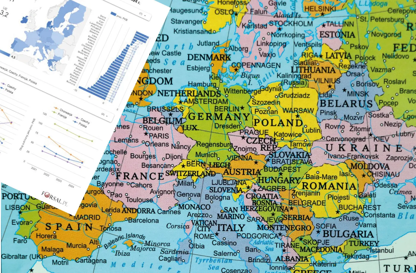 Polska z drugim najwyższym deficytem w UE. Eurostat pokazał dane [MAPA]