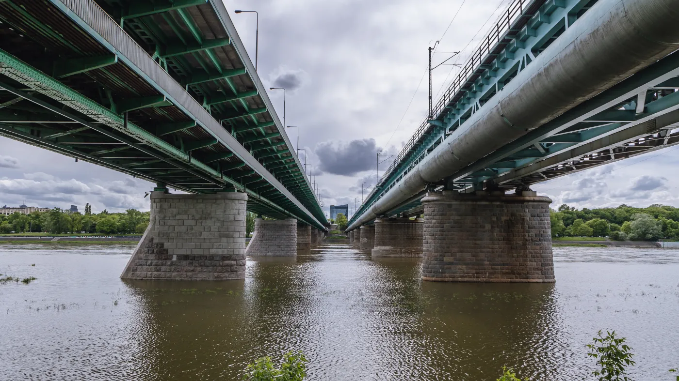 Most Gdański Most przy Cytadeli Warszawa Wisła