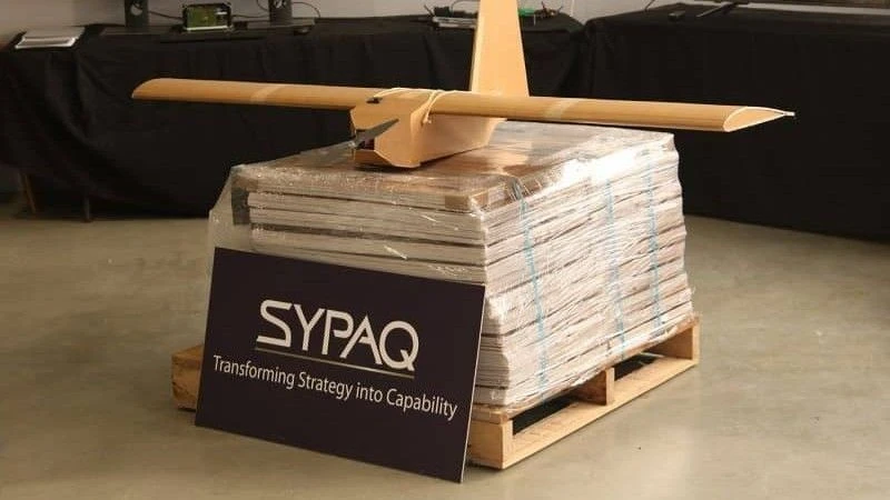 Australijskie tekturowe drony są bardzo łatwe w transporcie.