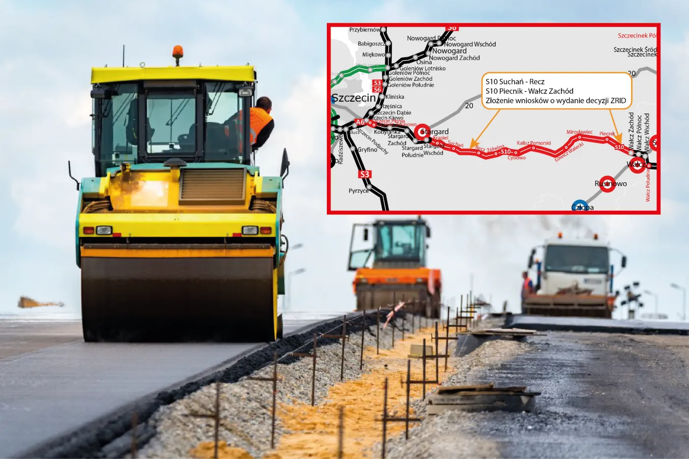 Coraz szybciej do Szczecina. Wykonano kolejny krok ws. budowy trasy S10 [MAPA]