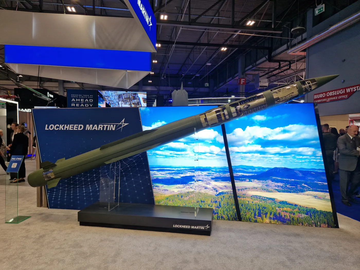 Zaprezentowana w trakcie MSPO 2024 makieta pocisku PAC-3MSE.