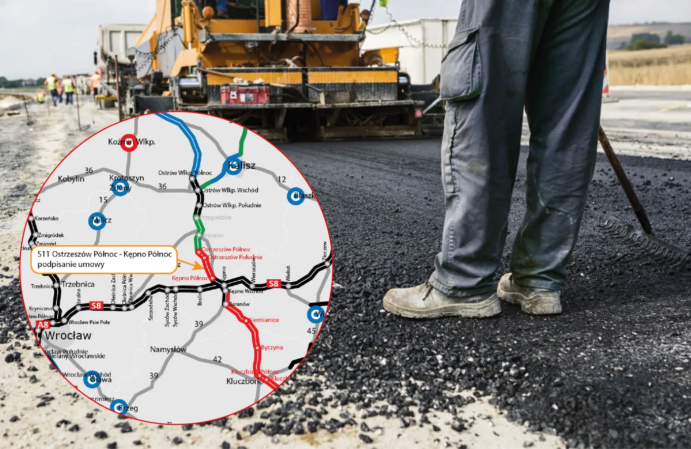 Koniec budowy S11 w Wielkopolsce coraz bliżej. Podpisano umowę na kolejny odcinek [MAPA]