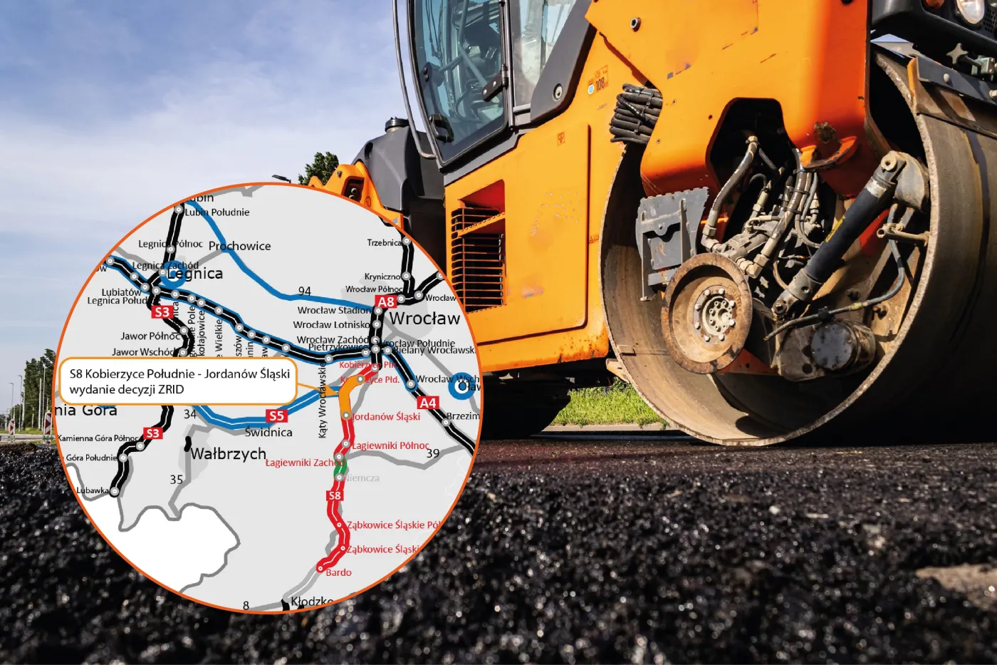 Z Wrocławia w kierunku Czech. Tak będzie wyglądał jeden z brakujących odcinków S8 [WIZUALIZACJA]