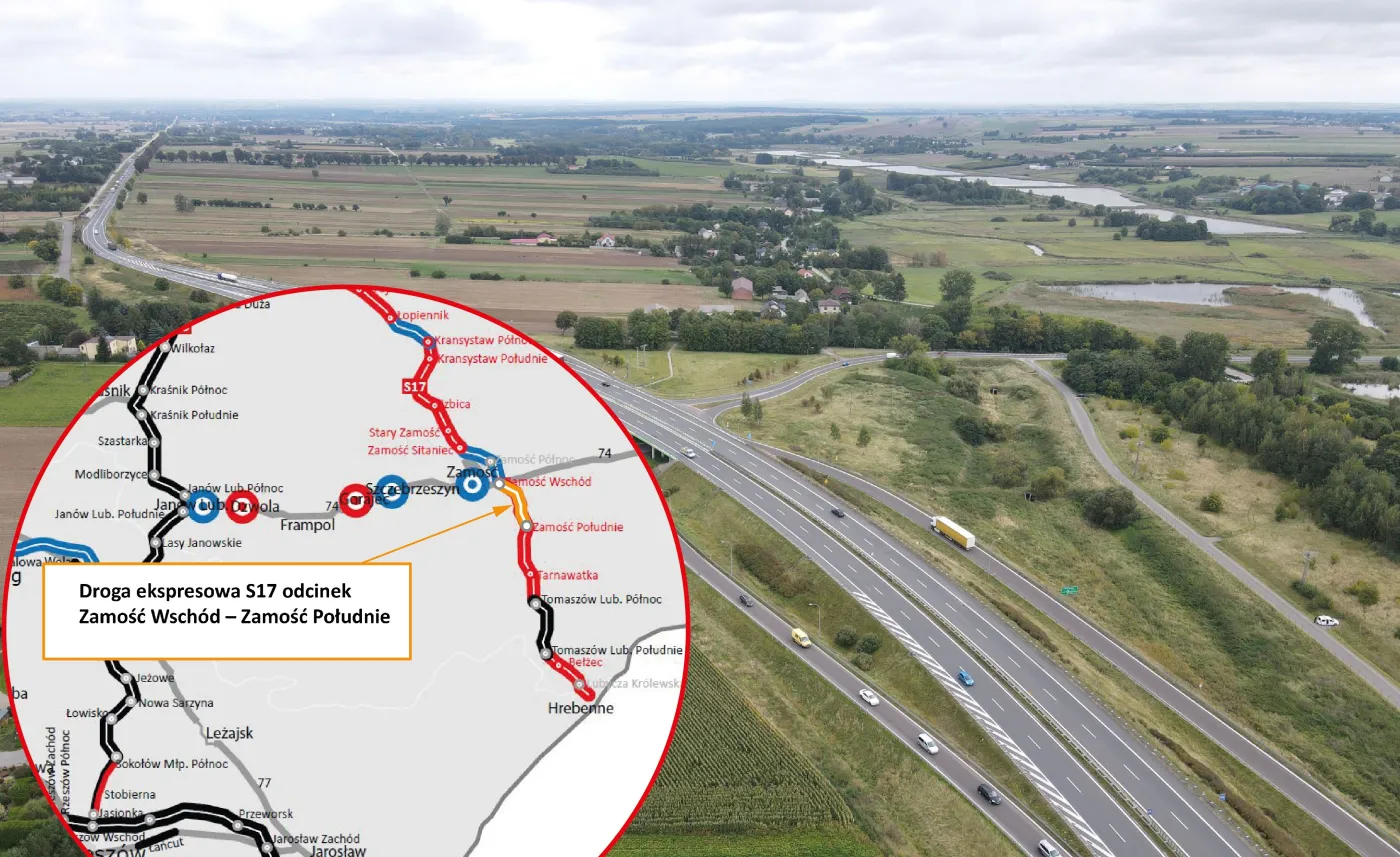 Trasa ekspresowa na Ukrainę. Tak wygląda budowa S17 [WIDEO]