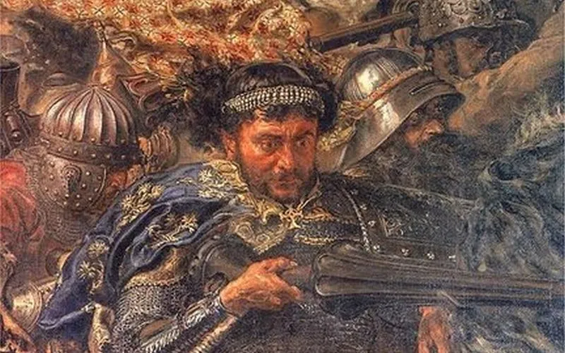 Zawisza Czarny z Garbowa na obrazie Matejki (Domena Publiczna)