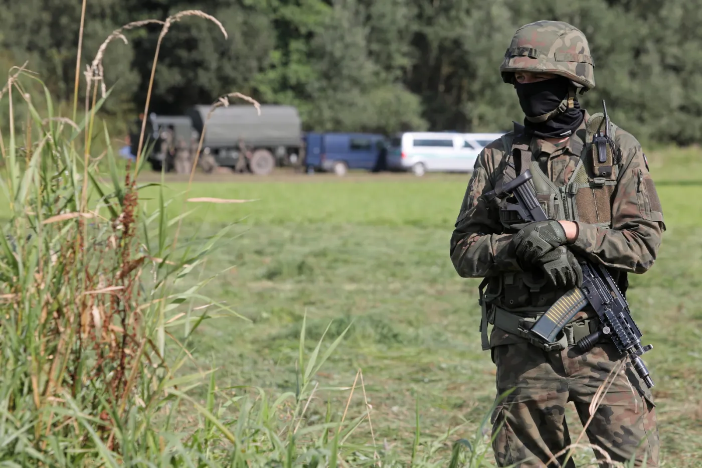 Po stronie białoruskiej na wysokości miasta Usnarz Górny przebywają 24 osoby