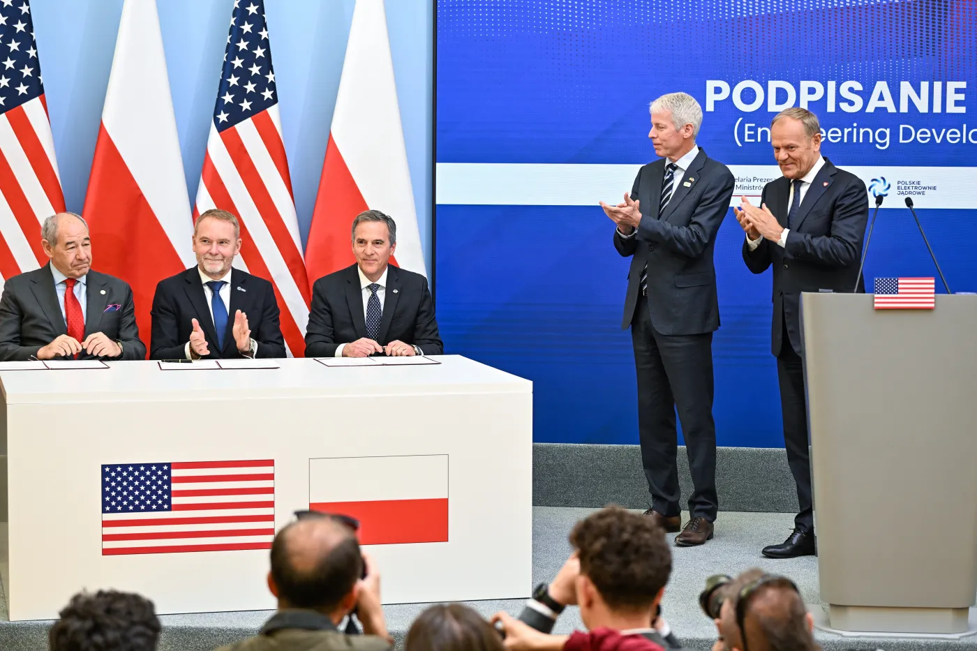 Nowa umowa z USA ws. budowy polskiej elektrowni atomowej podpisana. Tusk: Jest lepsza od poprzedniej