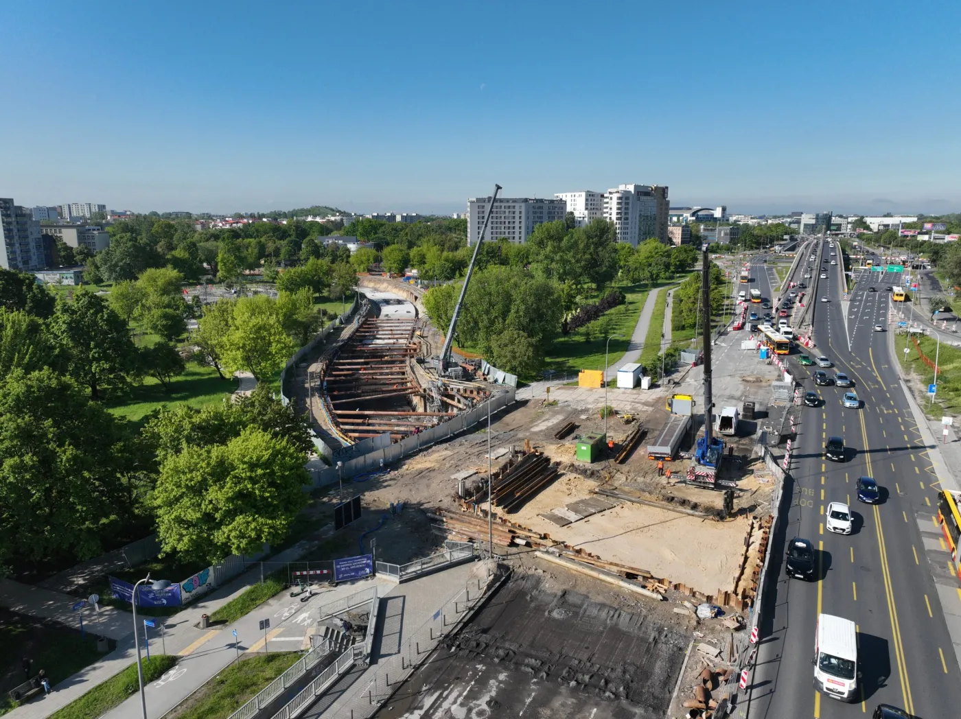 Tunel do Dworca Zachodniego; Al. Jerozolimskie; fot. Mieszko Bysikiewicz; Źródło Tramwaje Warszawskie
