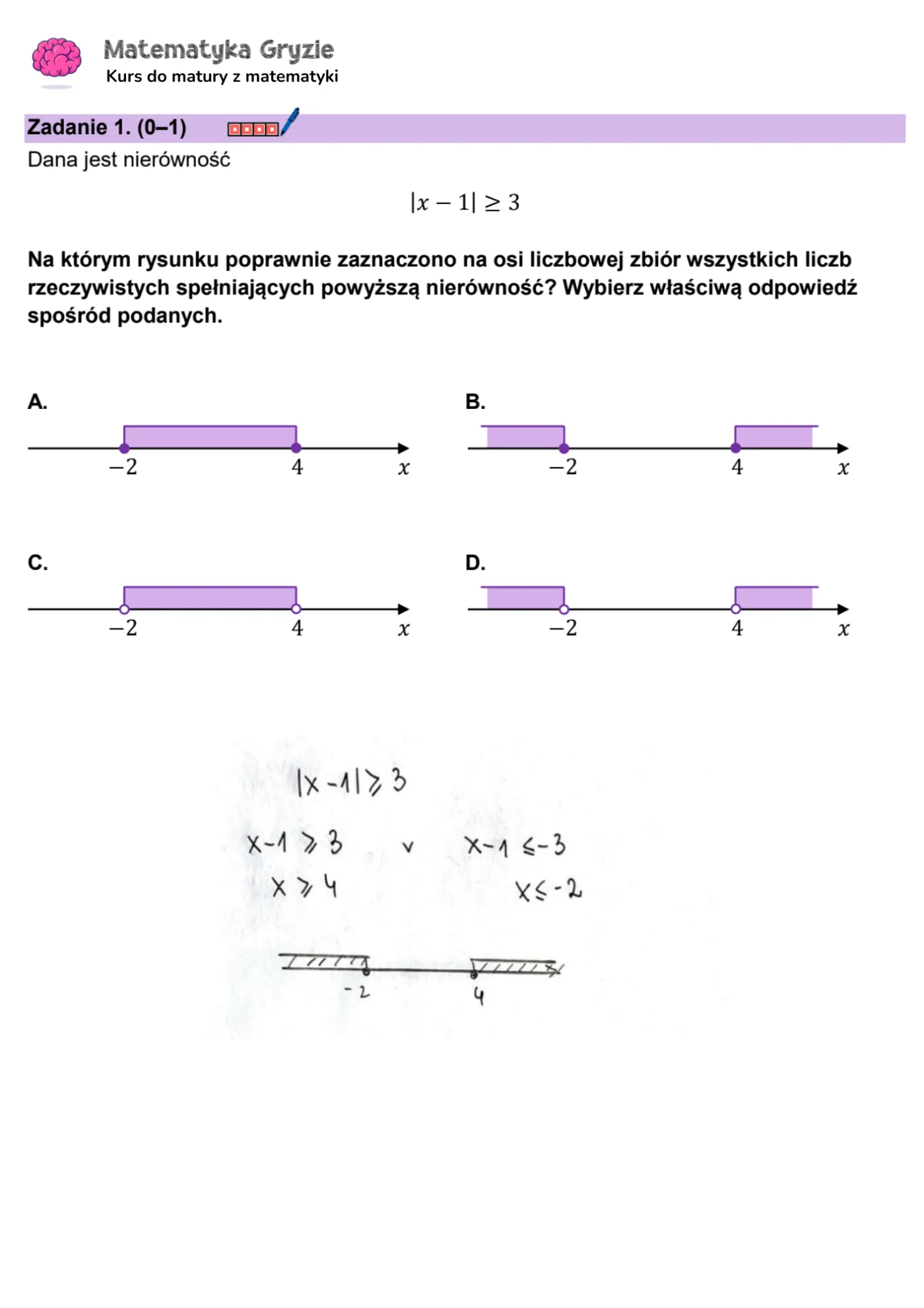 Matura 2024. Matematyka - poziom podstawowy [ARKUSZE CKE i ODPOWIEDZI] 1