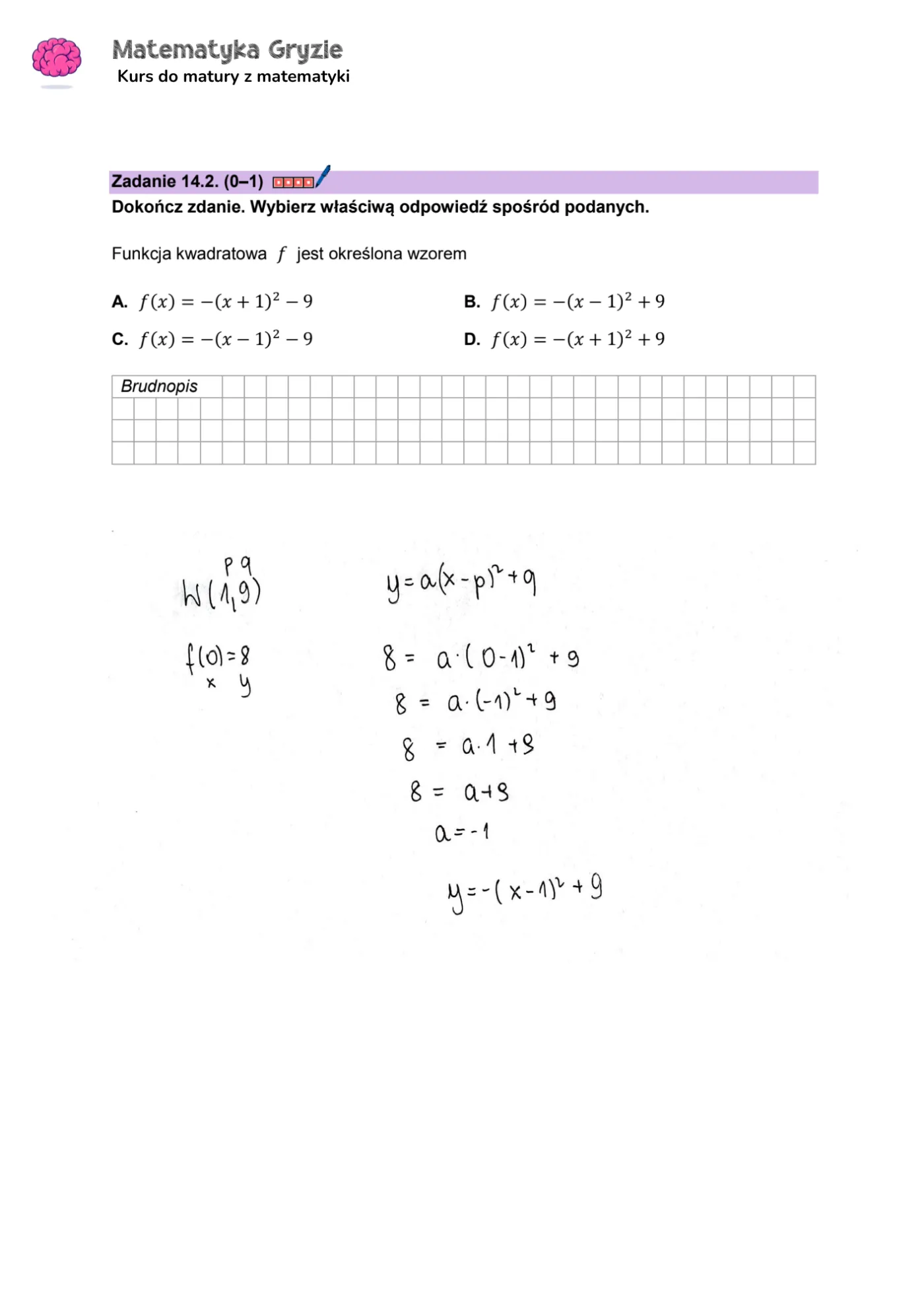 Matura 2024. Matematyka - poziom podstawowy [ARKUSZE CKE i ODPOWIEDZI] 14.2