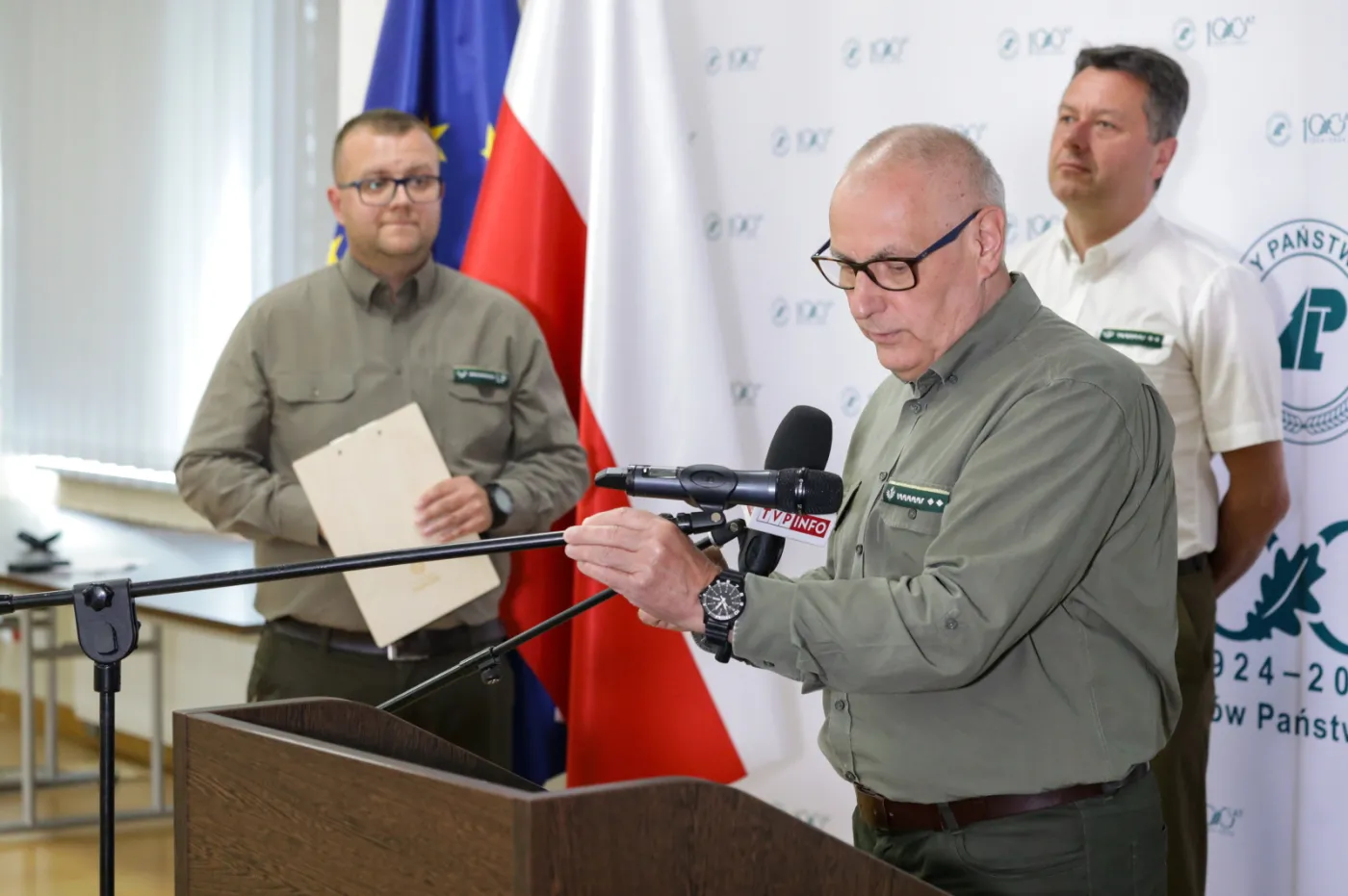Konferencja prasowa w Lasach Państwowych na temat wyników audytu