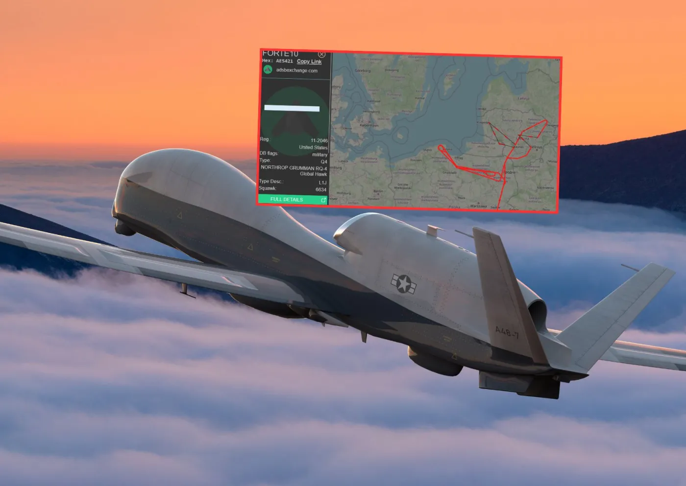 Rosjanie w końcu się doigrali. Gigantyczny dron nadleciał z Polski