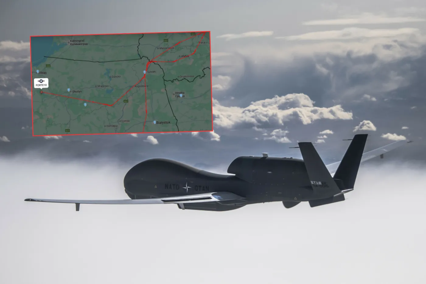 Potężny dron nadleciał z Polski. Rosjanie nie będą czuć się bezkarni