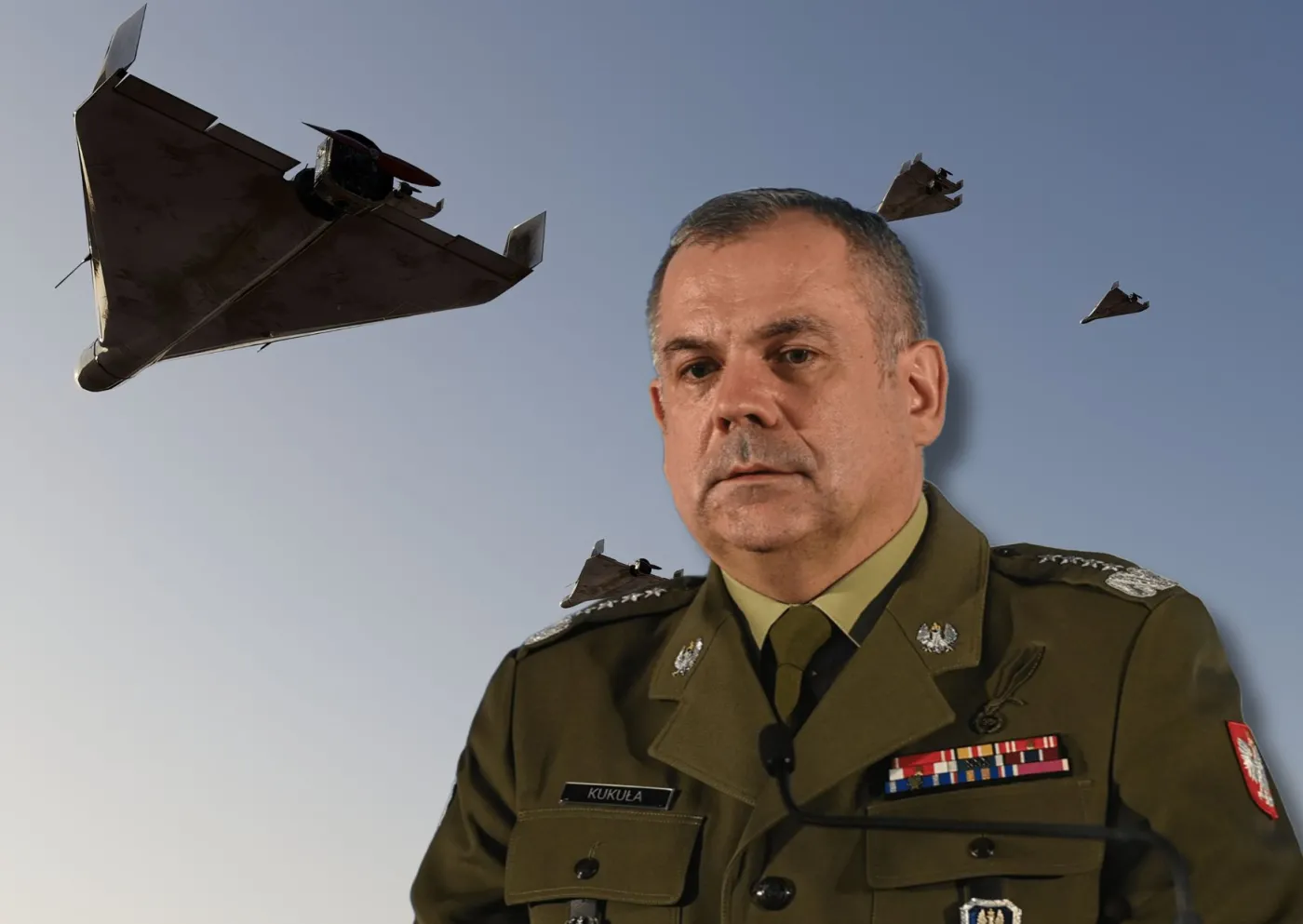 Niebo nad Polską zaroiło się od dronów. Generał przerwał milczenie
