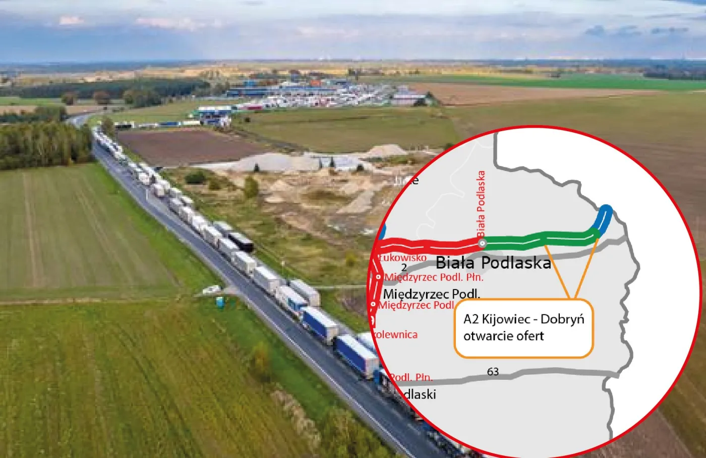 "Autostrada Wolności" coraz bliżej wschodniej granicy. Otwarcie ofert dla kolejnego odcinka [MAPA]