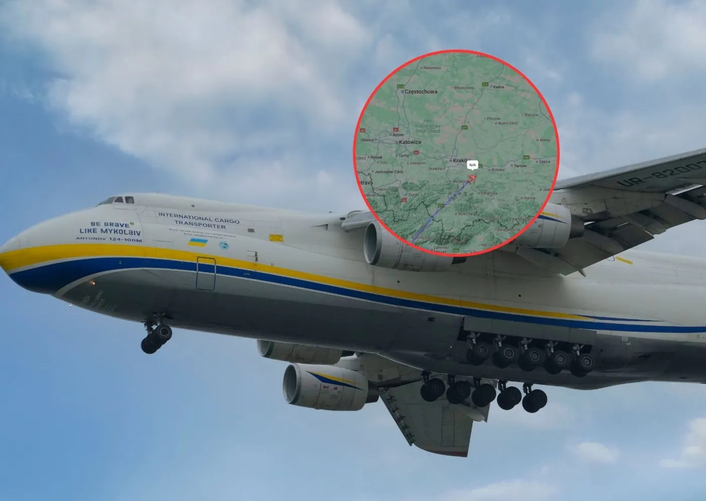 Tajemniczy lot nad Polską. Ukraiński olbrzym wylądował w Lublinie