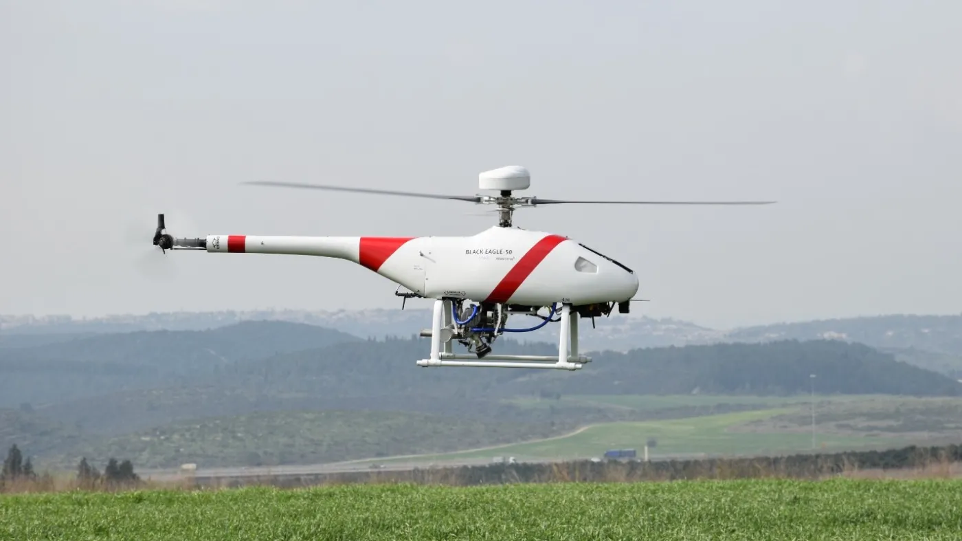 Black Eagle 50H. Oto pierwszy na świecie hybrydowy śmigłowiec-dron