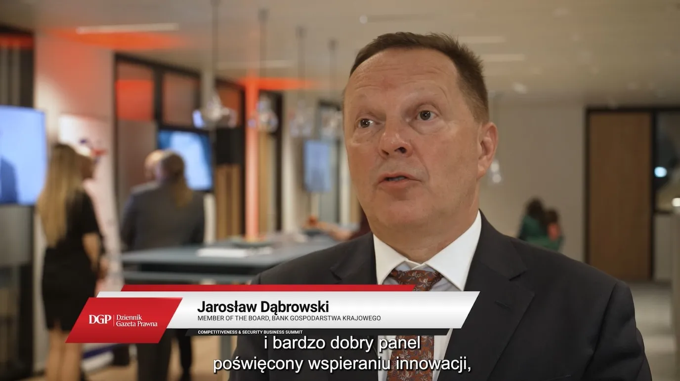 Jarosław Dąbrowski, BGK: Paneuropejski proces finansowania innowacji musi przyspieszyć
