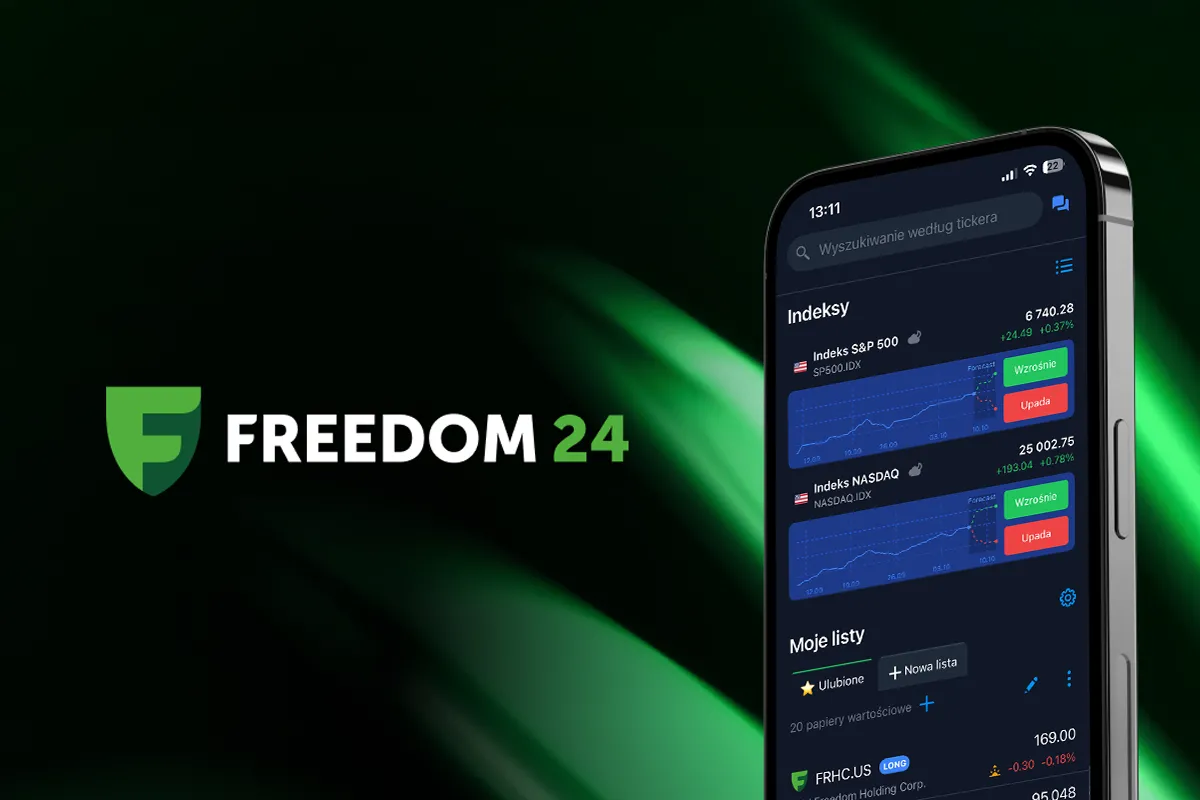 Inwestowanie w złotówkach w Ameryce, Europie i Azji przez Freedom24