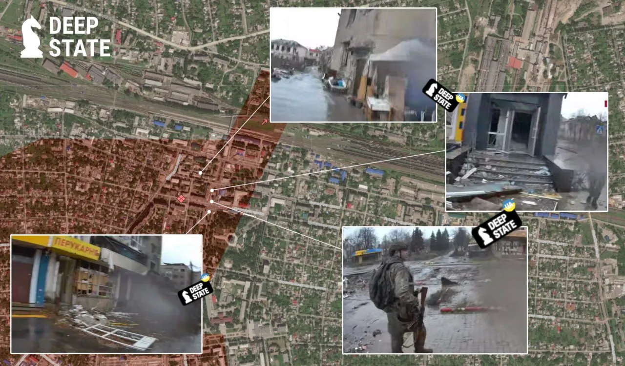 Rosjanie maszerują w centrum Pokrowska! Tymczasem Kijów zaprzecza utracie kontroli.