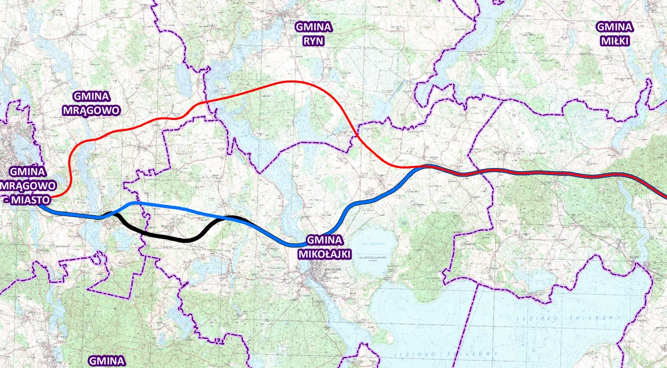 Budowa S16 na Mazurach