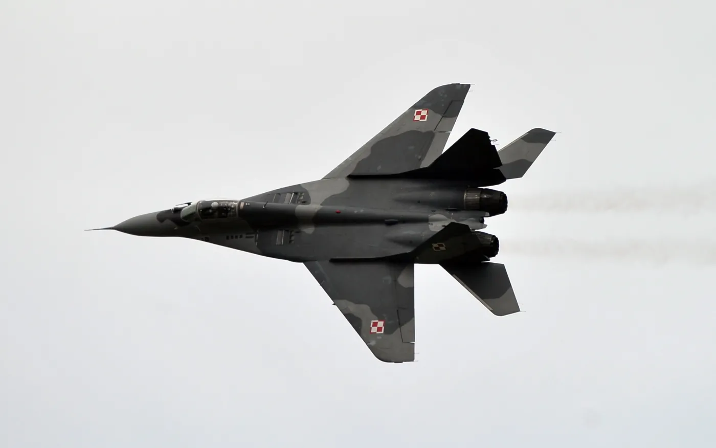 Ten polski myśliwiec poleciał na wojnę. Atakuje rosyjskimi rakietami