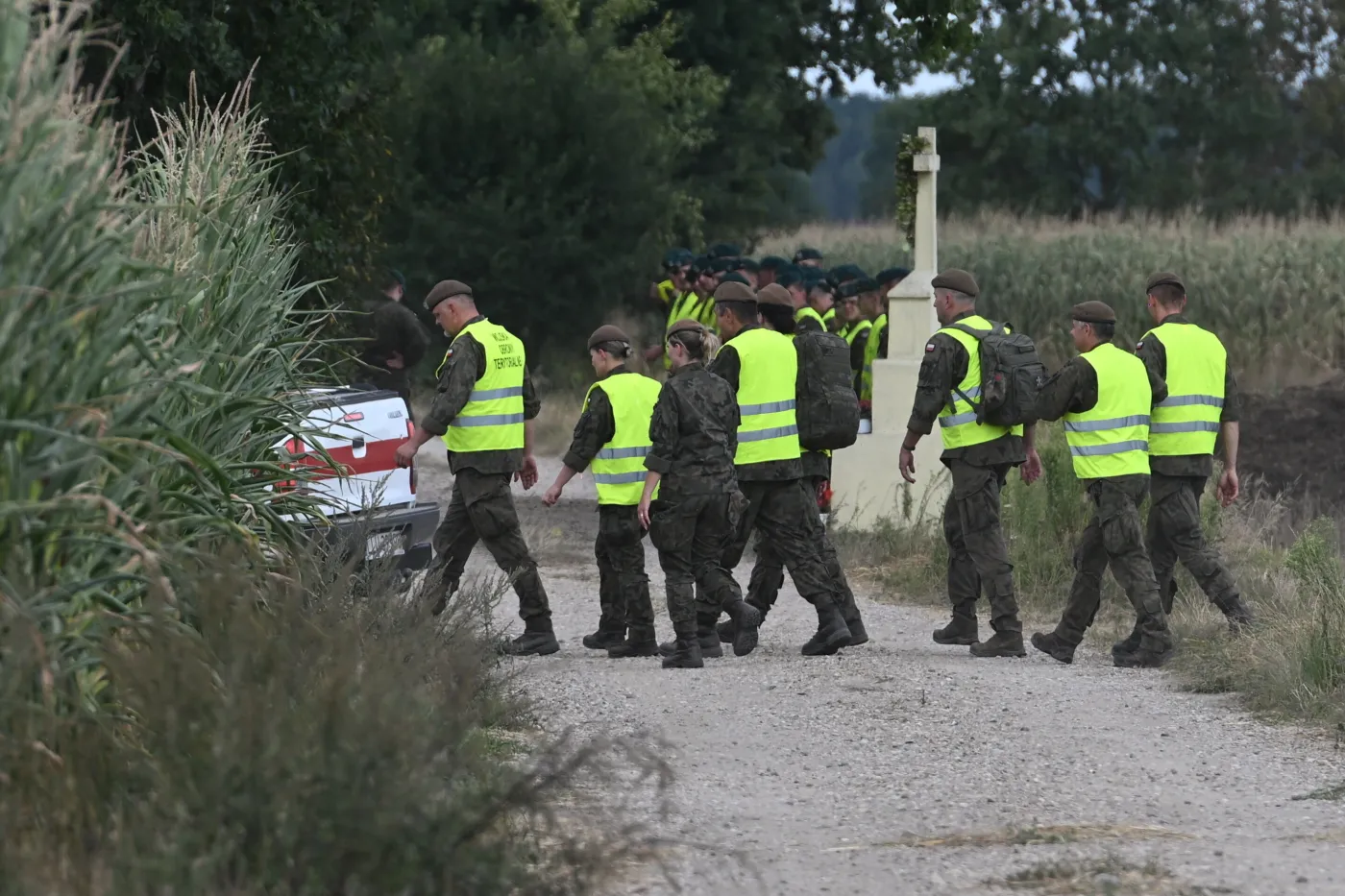 Dron uszkodził dach budynku mieszkalnego w Wyrykach