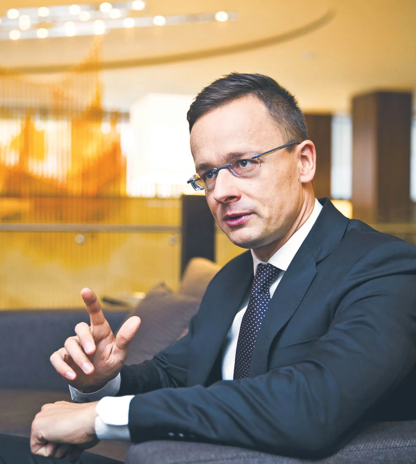 Péter Szijjártó, od 2014 r. minister spraw zagranicznych i handlu Węgier