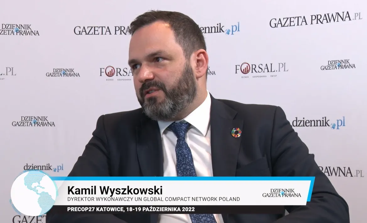 Wyszkowski: Bez biznesu nie osiągniemy celów z porozumienia paryskiego