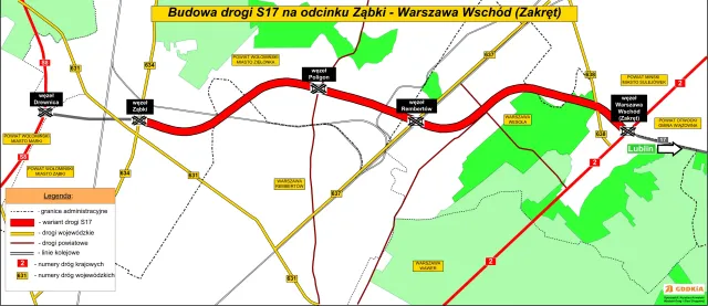 Generalna Dyrekcja Ochrony Środowiska uchyliła decyzję środowiskową dla Wschodniej Obwodnicy Warszawy