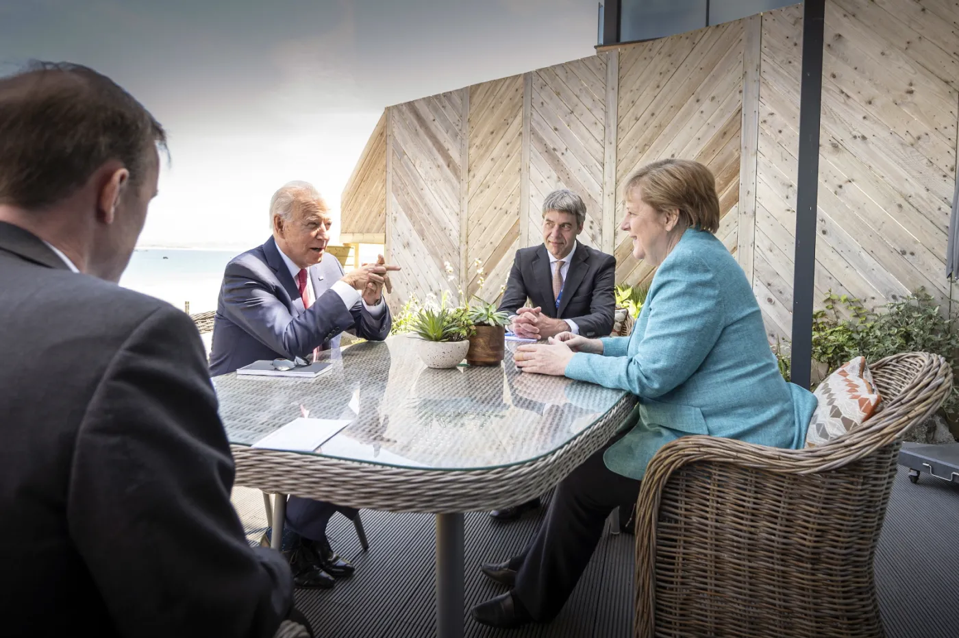 Spotkanie Merkel-Biden. "Rozmowy ws. Nord Stream 2 są na dobrej drodze"