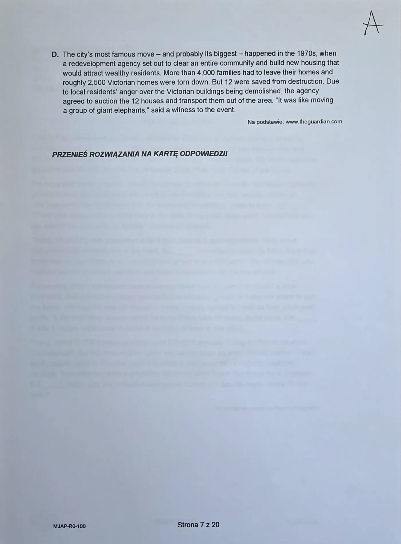 Matura 2024. Angielski na poziomie rozszerzonym. Formuła 2023. Arkusz CKE – wersja A. Zadanie 4 cz. 2